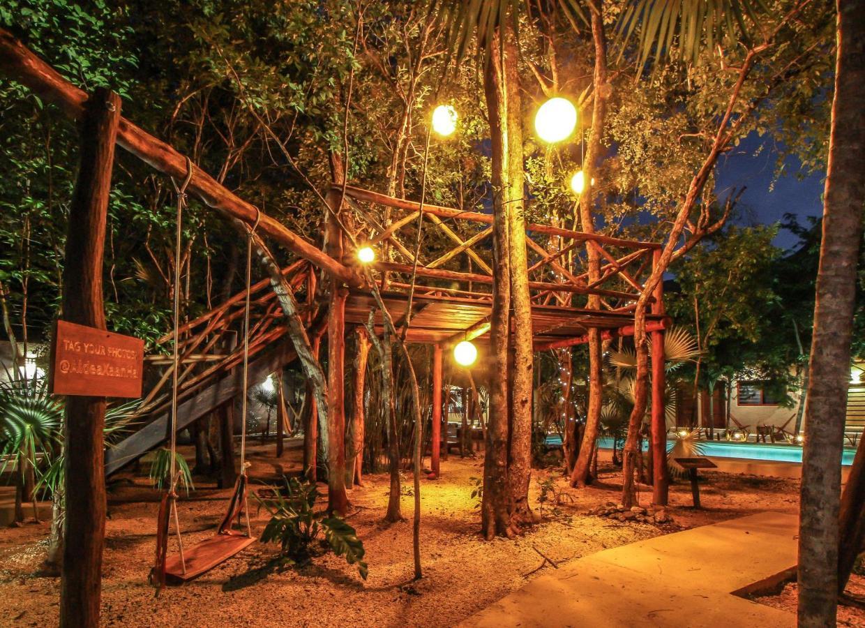 Xan Ha Apartments Tulum Pueblo Buitenkant foto