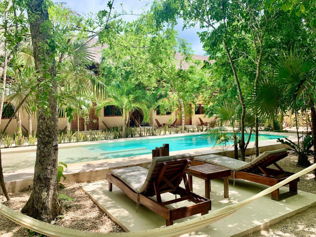 Xan Ha Apartments Tulum Pueblo Buitenkant foto