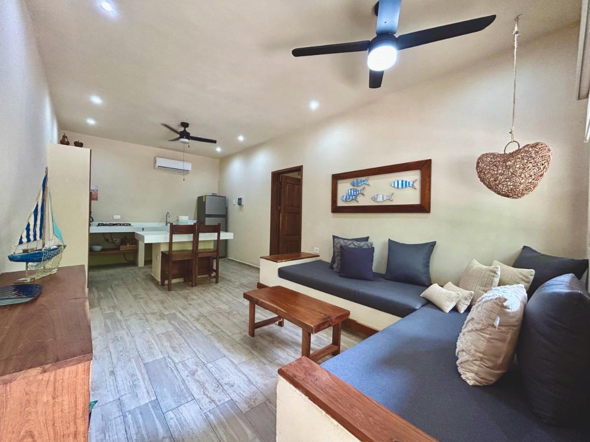 Xan Ha Apartments Tulum Pueblo Buitenkant foto