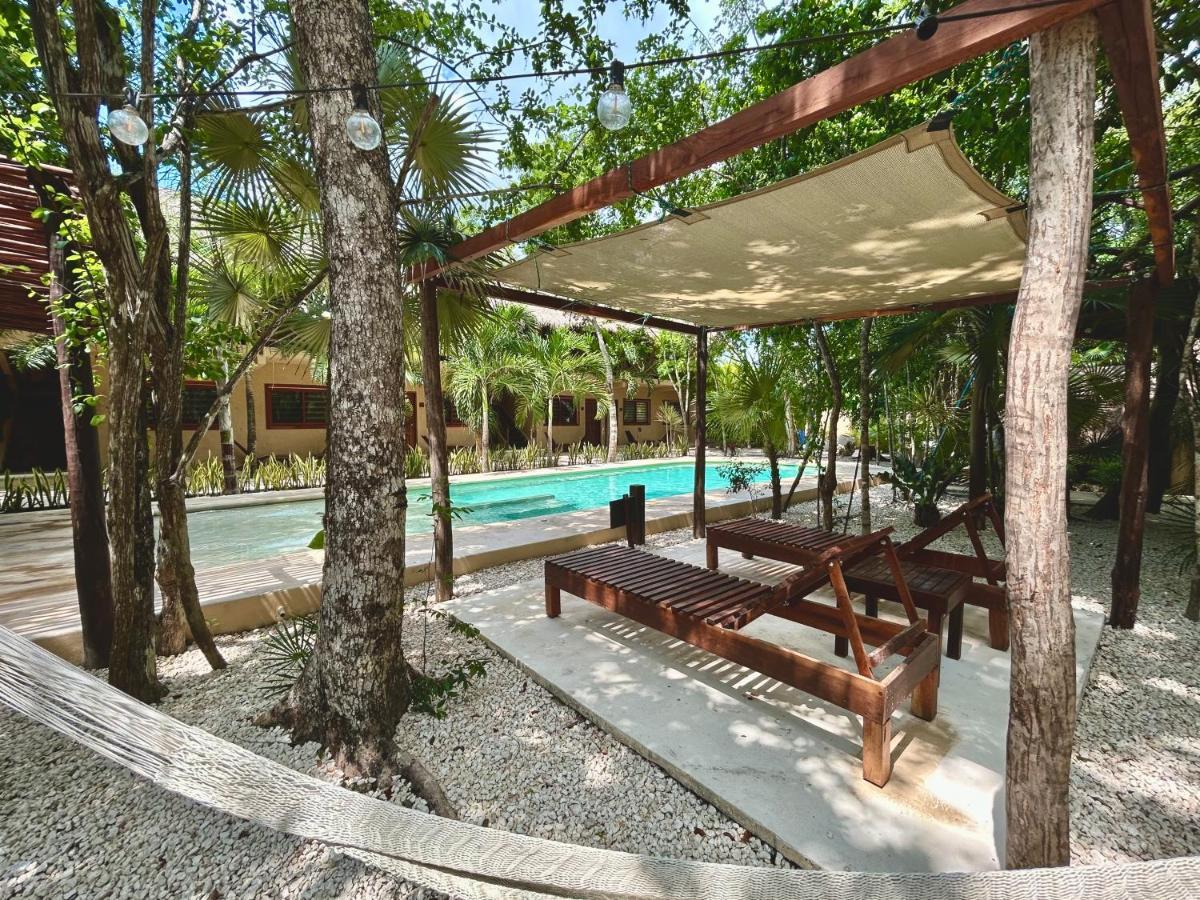 Xan Ha Apartments Tulum Pueblo Buitenkant foto